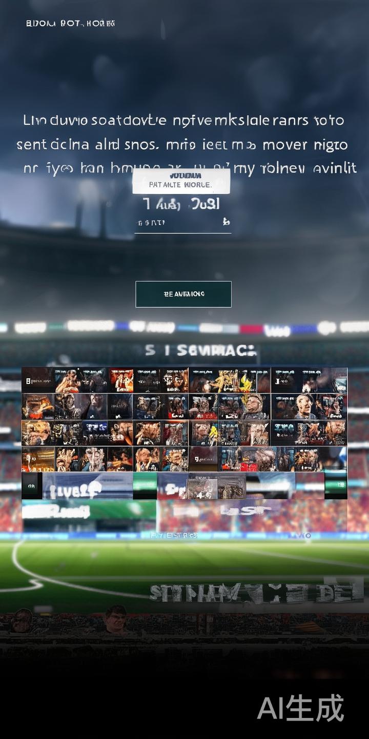 登录成功后，用户可以通过导航栏查找感兴趣的体育赛事